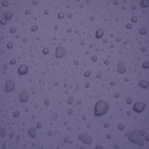 violet mineral soil - hand-painted game texture with readable brush shapes