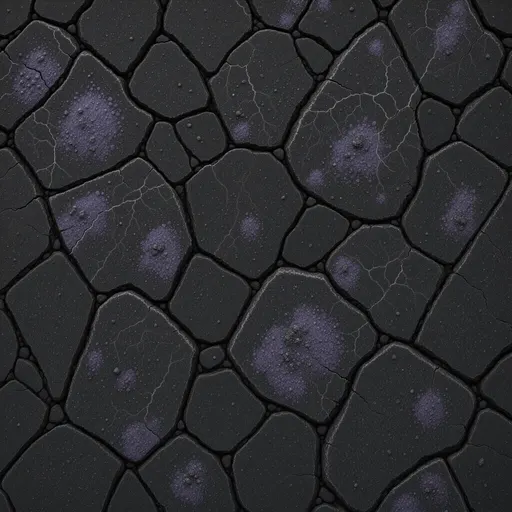 dark alien basalt - realistic game material color texture
