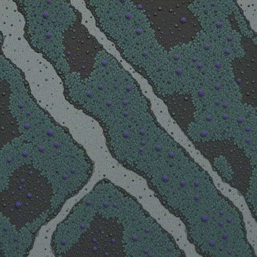 muted teal low moss - realistic game material color texture