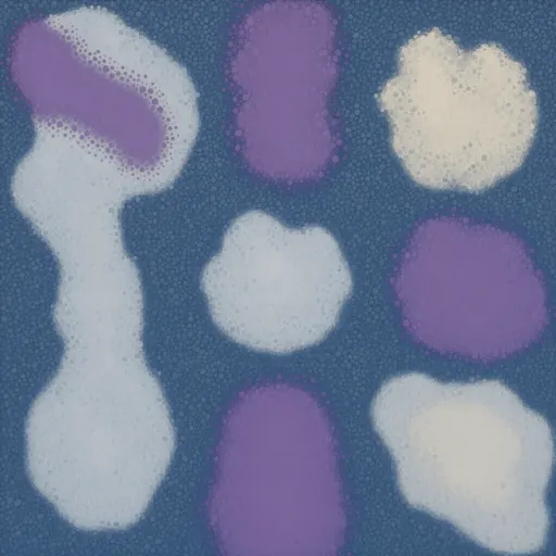 blue fine gravel - hand-painted game texture with readable brush shapes