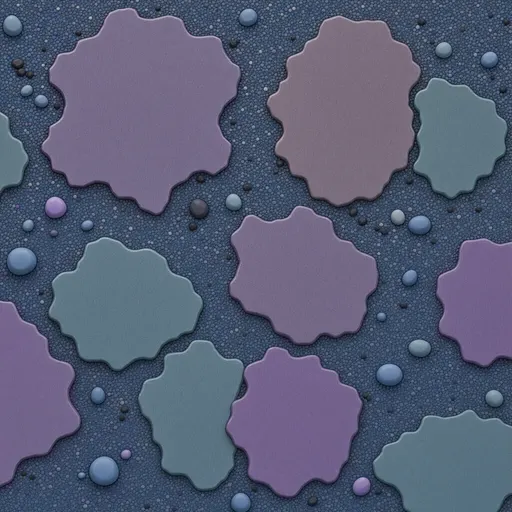 blue fine gravel - simplified stylized game art with clear material shapes