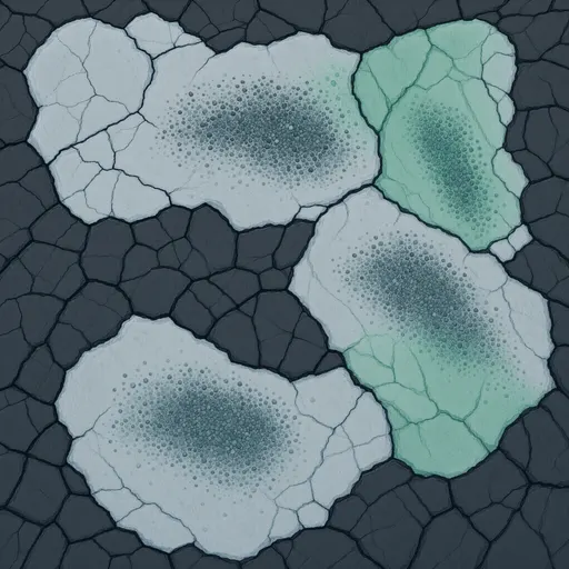 dark exposed rock - hand-painted game texture with readable brush shapes