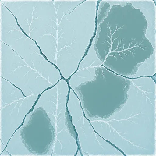 frosted blue ice - hand-painted game texture with readable brush shapes