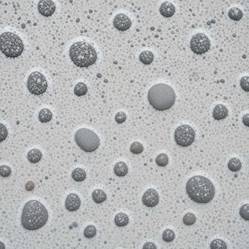 compact snowy gravel - hand-painted game texture with readable brush shapes