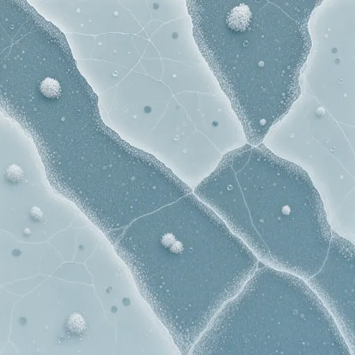 frosted blue ice - realistic game material color texture