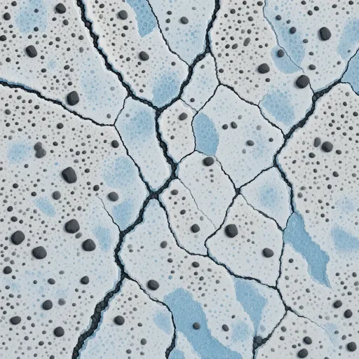 dark exposed rock - simplified stylized game art with clear material shapes