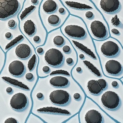 dark exposed rock - realistic game material color texture