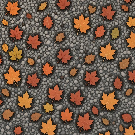fine warm grey gravel - simplified stylized game art with clear material shapes