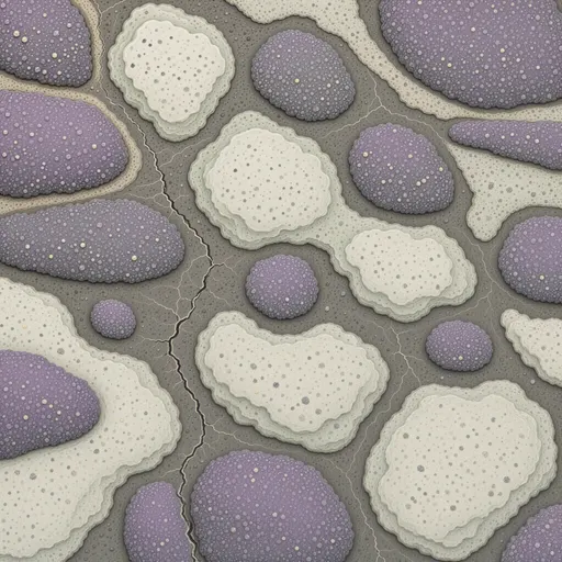 pale mineral sediment - hand-painted game texture with readable brush shapes