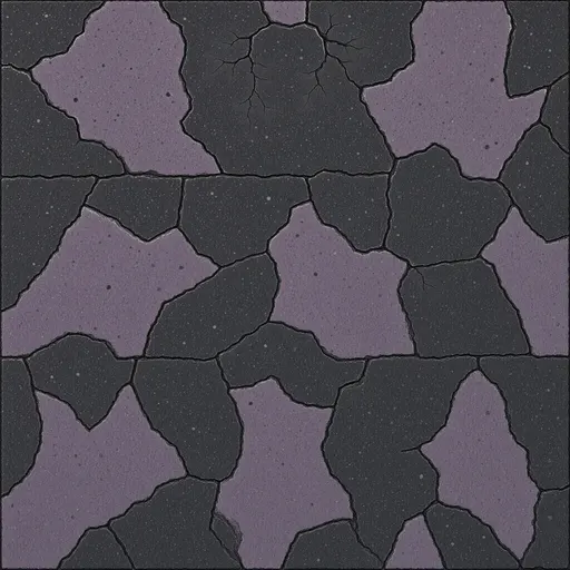 damp dark stone - simplified stylized game art with clear material shapes
