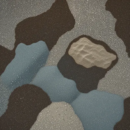 fine cave gravel - realistic game material color texture