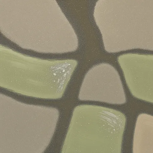 wet compact sand - hand-painted game texture with readable brush shapes
