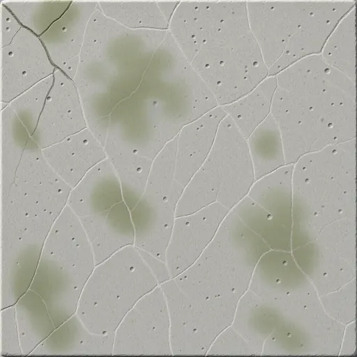 weathered limestone ground - simplified stylized game art with clear material shapes