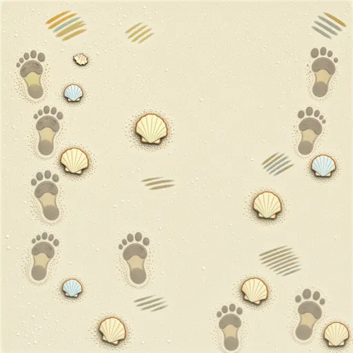 pale beach sand - hand-painted game texture with readable brush shapes