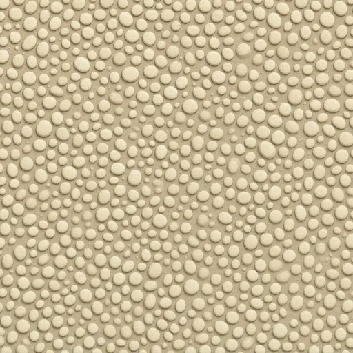 small sun-bleached pebbles - simplified stylized game art with clear material shapes