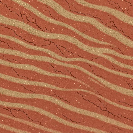 red sandstone grit - simplified stylized game art with clear material shapes