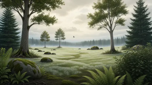 forest landscape background - realistic game material color texture
