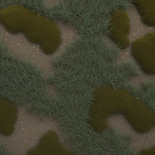 short woodland grass - realistic game material color texture