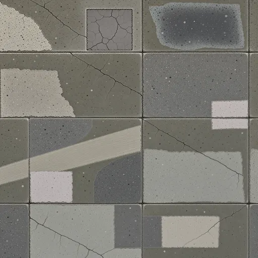 worn concrete - realistic game material color texture