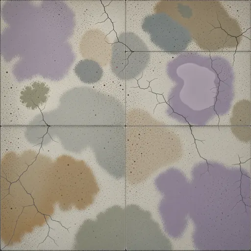 subtly stained concrete - hand-painted game texture with readable brush shapes