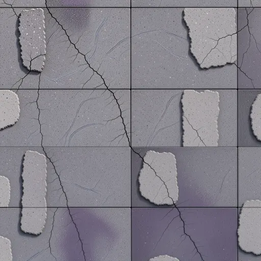 worn concrete - simplified stylized game art with clear material shapes