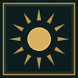 Sun Heraldry Icon - PNG