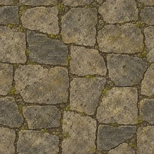 Irregular Abbey Flagstone Albedo