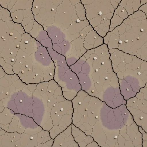 dry packed earth - realistic game material color texture