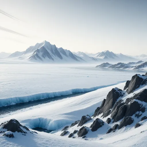 arctic landscape background - realistic game material color texture