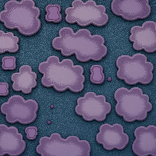 blue fine gravel - hand-painted game texture with readable brush shapes