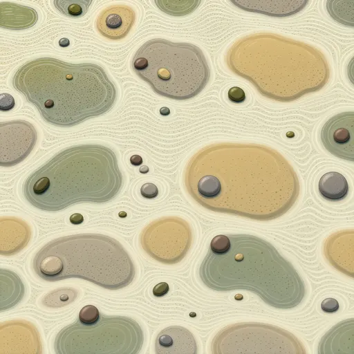 pale beach sand - hand-painted game texture with readable brush shapes