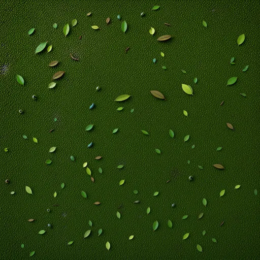 deep green ground moss - realistic game material color texture