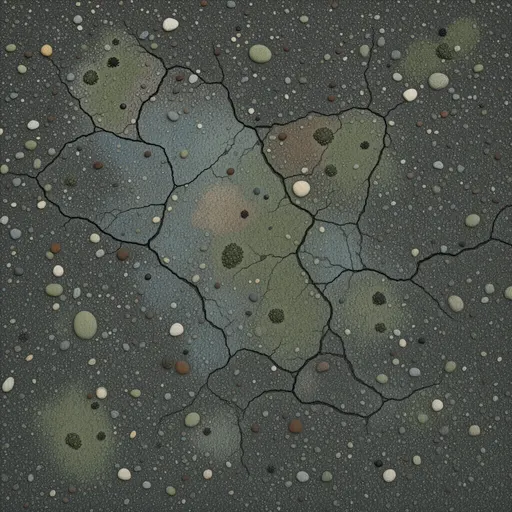 dusty asphalt - realistic game material color texture