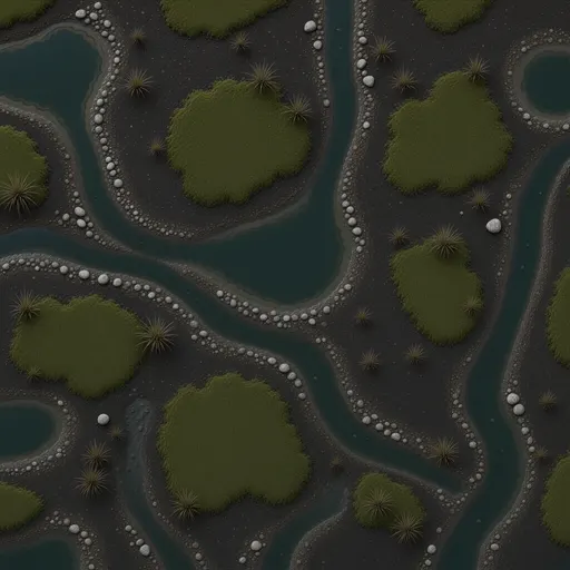 dark peat soil - realistic game material color texture
