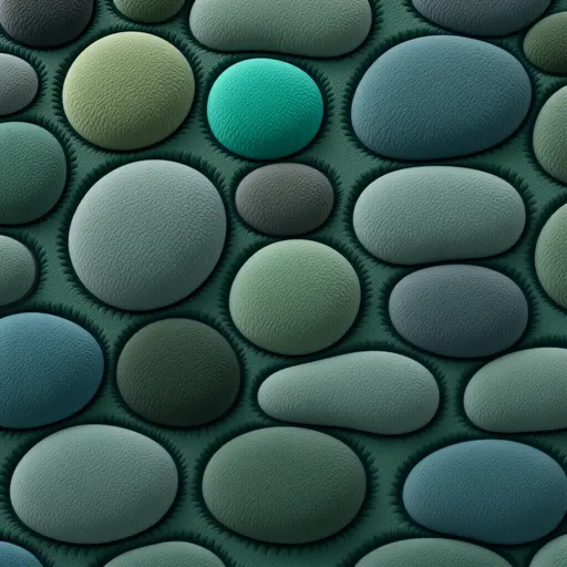 muted teal low moss - realistic game material color texture