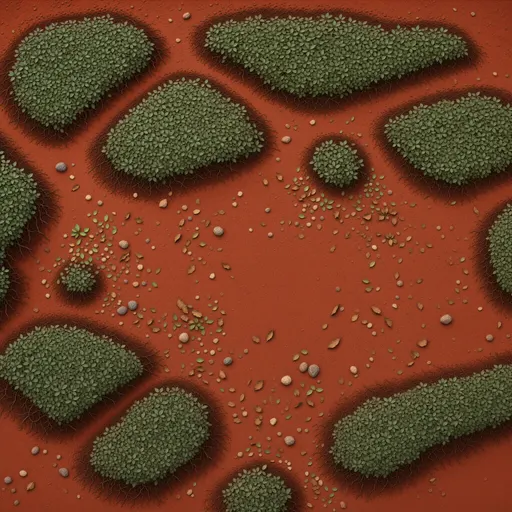 tropical red soil - realistic game material color texture