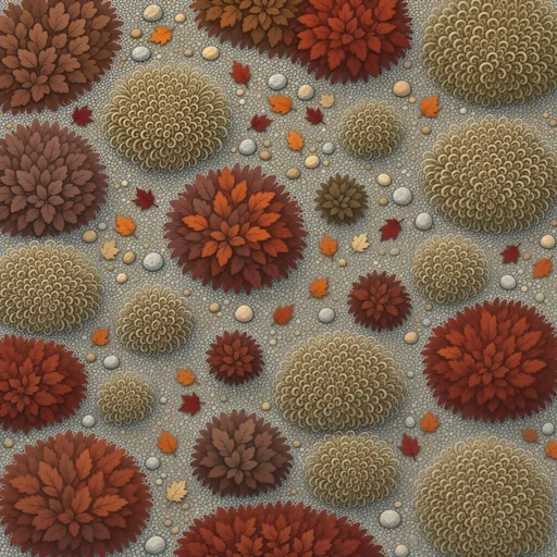 fine warm grey gravel - hand-painted game texture with readable brush shapes