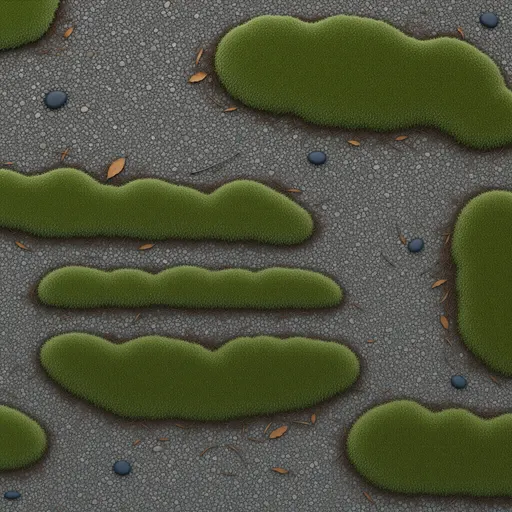 fine grey gravel - realistic game material color texture