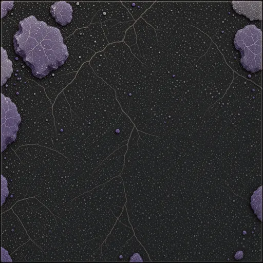 dark alien basalt - realistic game material color texture