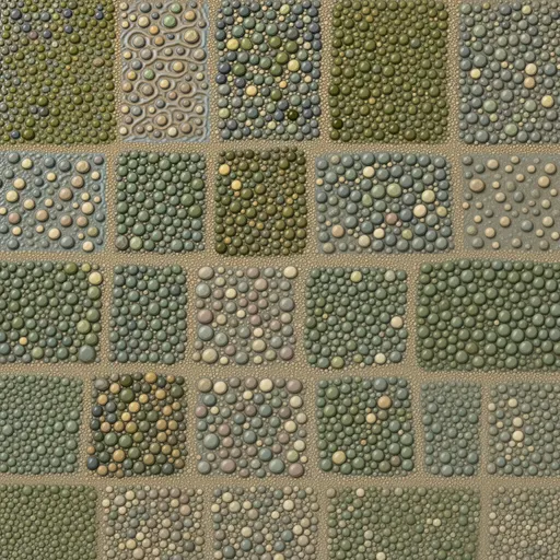 wet compact sand - hand-painted game texture with readable brush shapes