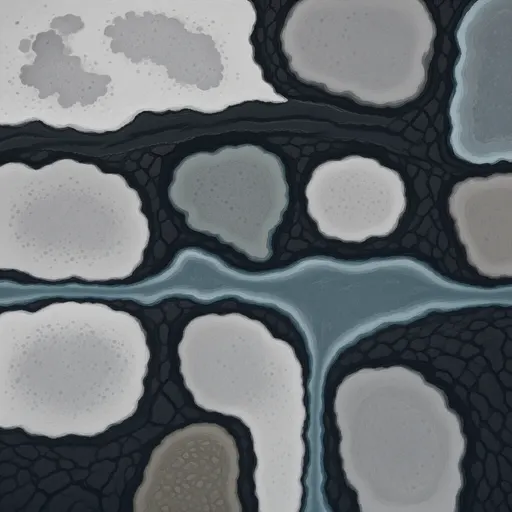 dark exposed rock - hand-painted game texture with readable brush shapes