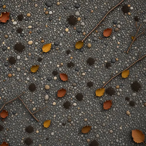 fine warm grey gravel - realistic game material color texture