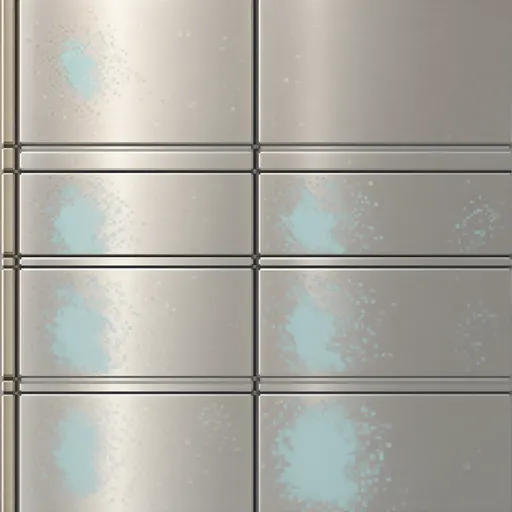 brushed steel - crisp pixel-art texture