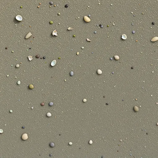 wet compact sand - realistic game material color texture