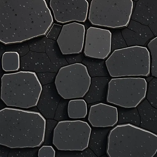 dark basalt - realistic game material color texture