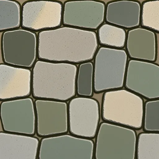 weathered limestone ground - realistic game material color texture