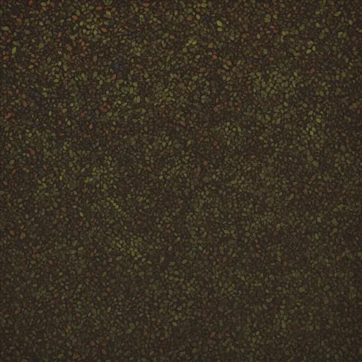 fine decomposed leaf litter - hand-painted game texture with readable brush shapes