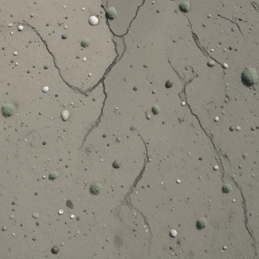 wet compact sand - realistic game material color texture