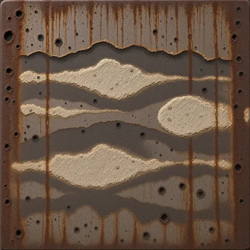 rusted iron - photorealistic material