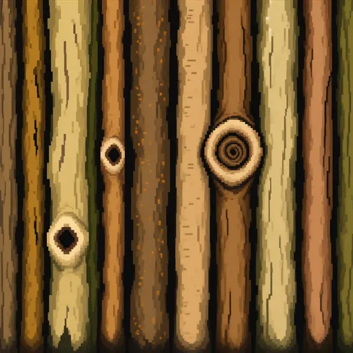 tree bark - crisp pixel-art texture